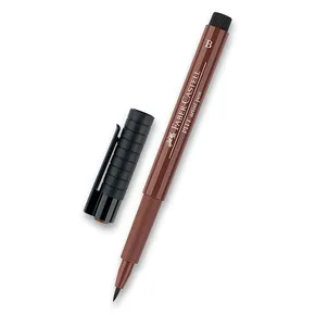 Faber-Castell Pitt Artist toll ecset - barna és fémes 169